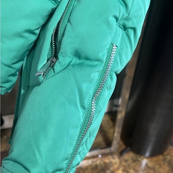 NWT 2NDDAY Green Apres ski oversize PUFFER JACKET - Picture 5 of 12